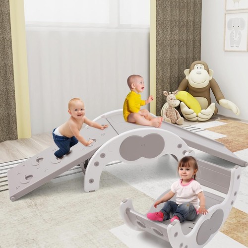 Kids climbing frame - kids, slide