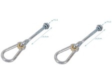 2 x SWING HOOK AM12 FOR WOODEN