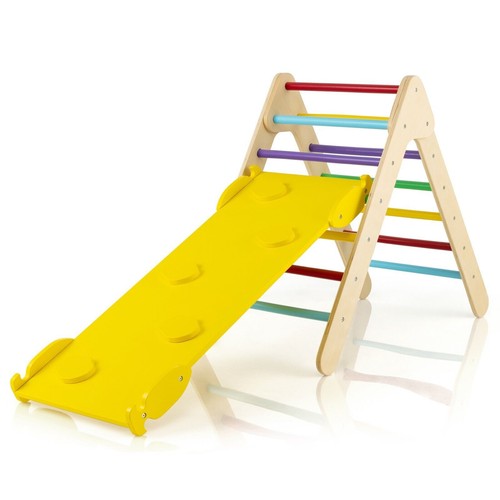 Wooden climbing ladder indoor - ladder,