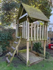 Kids Tree House Outdoor, Solid