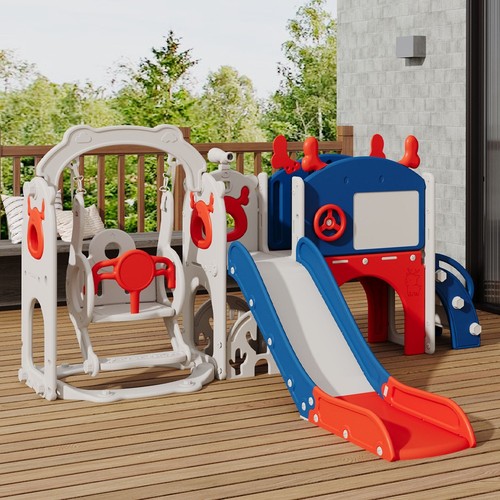 Toddler garden swing slide - slide, &